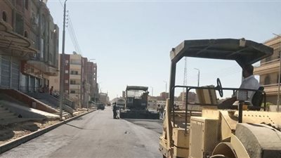 استكمال أعمال التطوير بمحور فؤاد عزيز غالي بالإسماعيلية