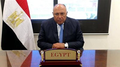 وزير الخارجية يلقي كلمة في المنتدى الإقليمي العربي لتمويل العمل المناخي