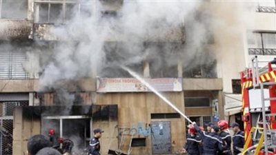 اندلاع حريق داخل محل تجاري بالجيزة