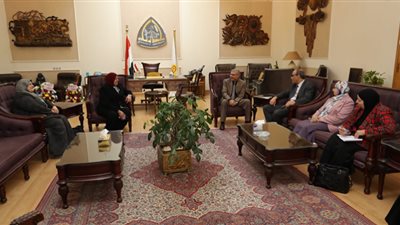 جامعة الزقازيق تستقبل أعضاء لجنة المراجعين لقطاع كليات التمريض لضمان الجودة
