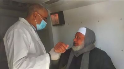 الكشف وتوفير العلاج لـ1280 في قافلة مجانية ببني سويف