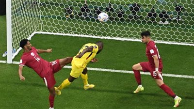 الإكوادور تسجل الهدف الأول بالمونديال في شباك قطر