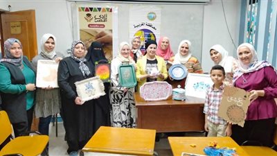 وحدة أيادي مصر بالغربية تنظم ورشة تدريبية لتعليم الديكوباج