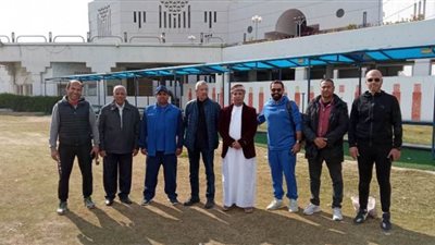 جولة تفقدية لوفد اتحاد ألعاب القوى العربي داخل ستاد القاهرة