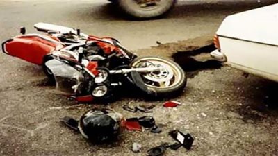 مصرع شاب بحادث تصادم دراجة بخارية ولودر ببنها