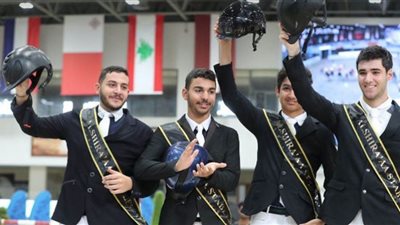 ناشئو مصر للفروسية يفوزون ببطولة الشارقة الدولية لقفز الجواجز (صور)