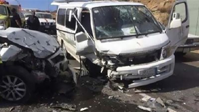 إصابة 4 أشخاص فى حادث تصادم بالشرقية