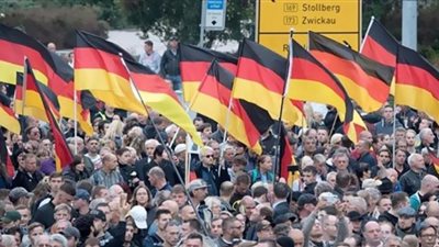 احتجاجات ضخمة في ألمانيا تُطالب برفع العقوبات على روسيا