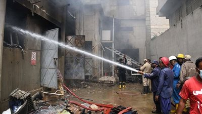 حريق مصنع بالصين ينهي حياة 36 شخصًا