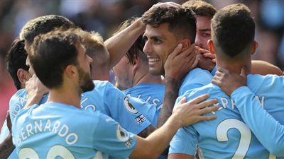 مانشستر سيتي يتقدم على ولفرهامبتون بعد مرور نصف ساعة