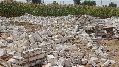 بنى سويف: إزالة 150 حالة تعدٍ فى حملات المرحلة الثانية من الموجة الـ20