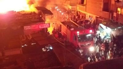 تفاصيل حريق شبرا 