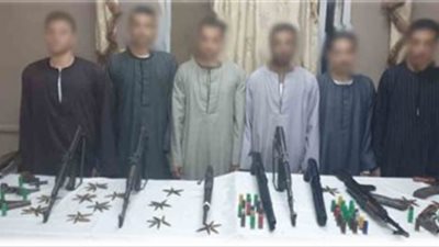 ضبط 9 متهمين بالبلطجة في حملة أمنية