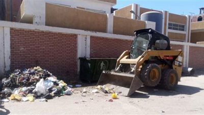 حملة نظافة بشوارع مدينة دشنا وتوابعها