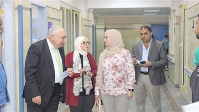 مستشفيات جامعة بني سويف تستقبل لجنة مكافحة العدوى