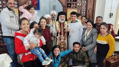 أعمال تفقدية ورعوية لمطران الأقباط الكاثوليك في المنيا (شاهد)