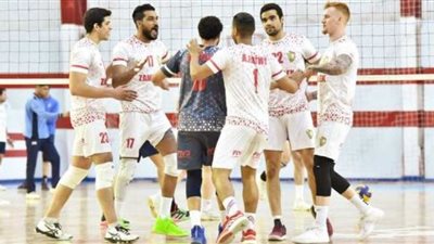 طائرة الزمالك يفوز على سموحة بدوري المرتبط