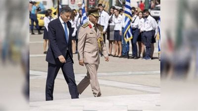 سفارة مصر في أثينا تشارك فى إحياء ذكرى الجندي المجهول