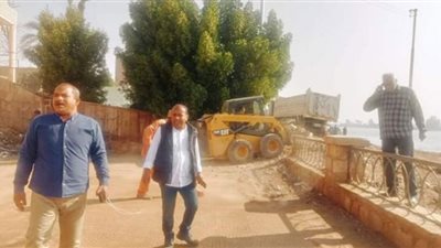حملة مكبرة لنظافة شوارع مدينة دشنا بقنا
