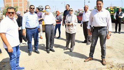 محافظ الغربية يتفقد مشاريع الرصف بثاني بطنطا