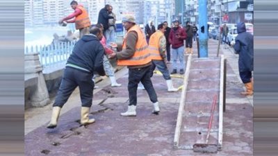 الأمواج تكشف وزارة الري و شواطئ الإسكندرية أقوى دليل