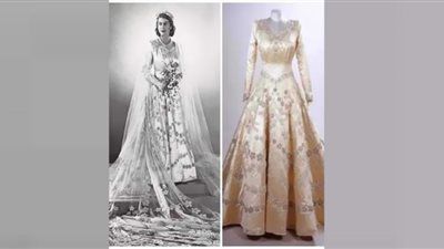 أسرار فستان زفاف الملكة إليزابيت (فيديو)