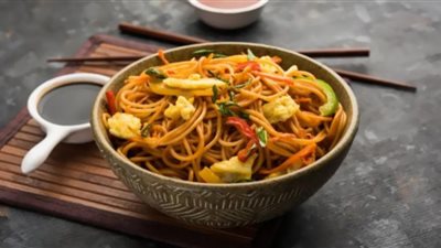 حضري نودلز بالمشروم على خطى المطبخ الآسيوي