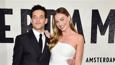 ظهور رامي مالك في العرض الخاص لفيلم Amsterdam (صور)