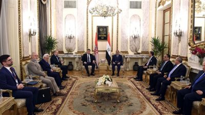 رئيس الوزراء يلتقي الرئيس الكرواتي والوفد المرافق له