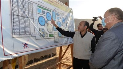 محافظ أسيوط يتفقد محطة معالجة الصرف الصحي بالزرابي