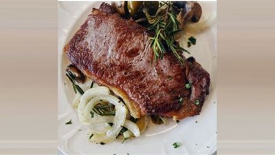 ستيك بالصويا صوص والثوم