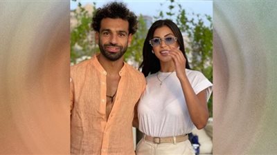 صور محمد صلاح يظهر مع ملكة جمال مصر فى دبي