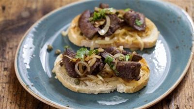 فى دقائق حضري ساندويش الكبدة بدبس الرمان