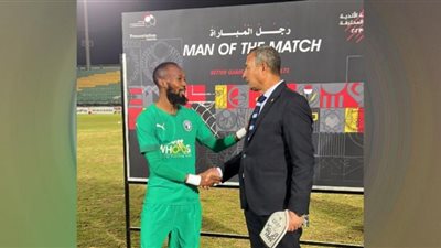 بلاتي توريه أفضل لاعب في مباراة بيراميدز وطلائع الجيش