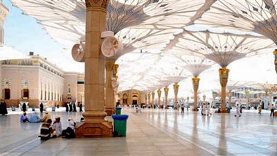 حالة ولادة وسط ساحة المسجد النبوي