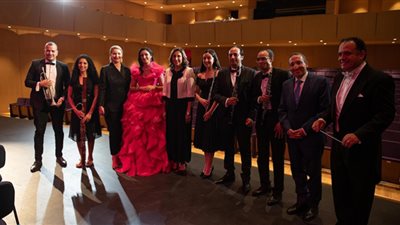 وزيرة الثقافة تشهد حفل السوبرانو أميرة سليم بأوبرا تيرانا