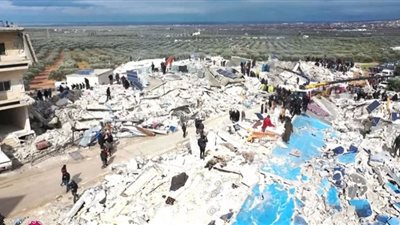 ارتفاع عدد ضحايا زلزال سوريا لـ1262 وفاة و2285 إصابة