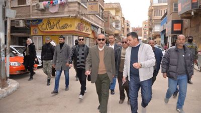 محافظ الإسماعيلية يتفقد أعمال تطوير منطقة المحطة الجديدة