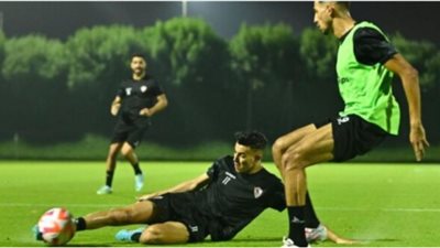 تدريبات خططية في مران الزمالك