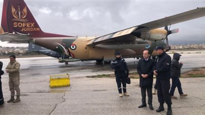 طائرات إغاثة أردنية إلى سوريا وتركيا