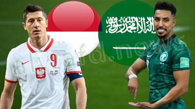 بعد قليل انطلاق مباراة السعودية وبولندا فى كأس العالم