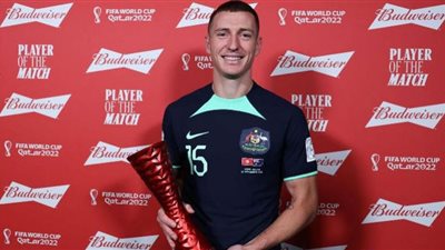 ميتشيل ديوك رجل مباراة أستراليا وتونس بالمونديال