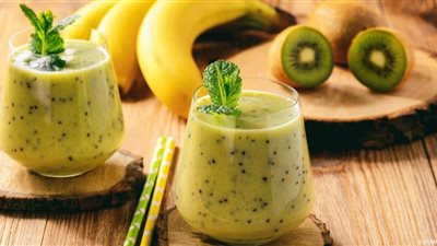 طريقة عمل عصير كيوي بالموز لامتصاص الحديد في الجسم