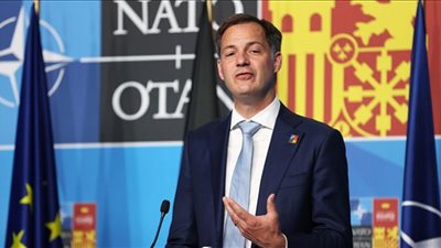 بلجيكا تدعم انضمام أوكرانيا إلى الاتحاد الأوروبي والناتو