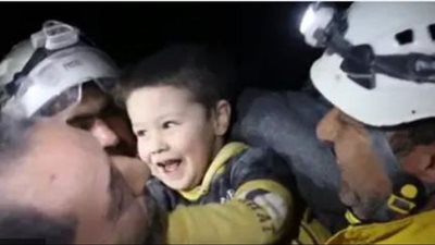 انتشال الطفل السوري 