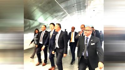 متحف الحضارة المصرية يستقبل وزير الإعلام العراقي والوفد المرافق له