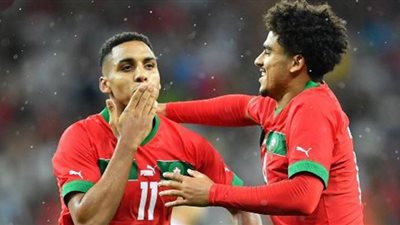 منتخب المغرب يتقدم على بلجيكا