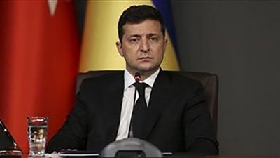 الرئيس الأوكراني يطالب بتغريم روسيا وسحب الفيتو