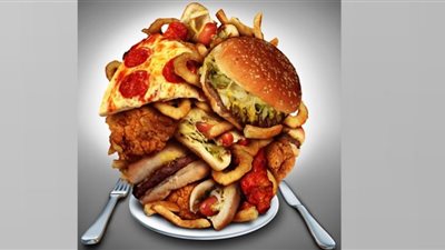 علاقة الوجبات السريعة بالشعور بالألم