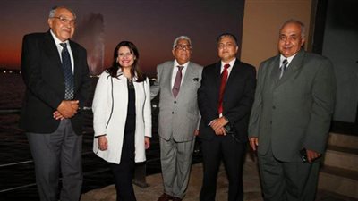 رموز الجالية المصرية يحتفون بزيارة وزيرة الهجرة للسعودية.. صور